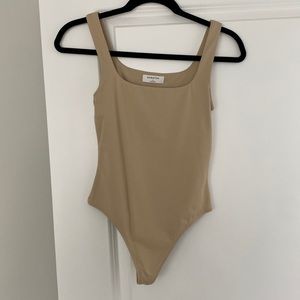 BABATON ( Aritzia ) nude contour bodysuit